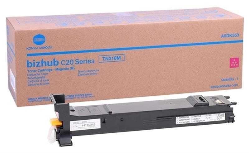 Konica Minolta Bizhub C20X Kırmızı Orjinal Toner