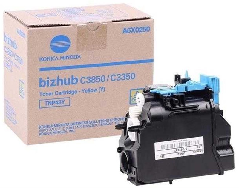 Konica Minolta Bizhub C3850 Sarı Orjinal Toner