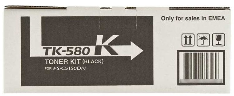 Kyocera TK-580 Siyah Orjinal Toner