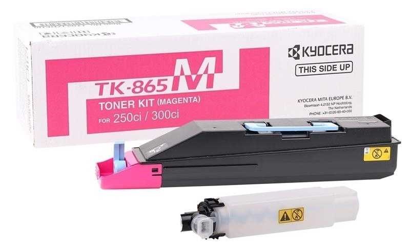 Kyocera TK-865 Kırmızı Orjinal Toner
