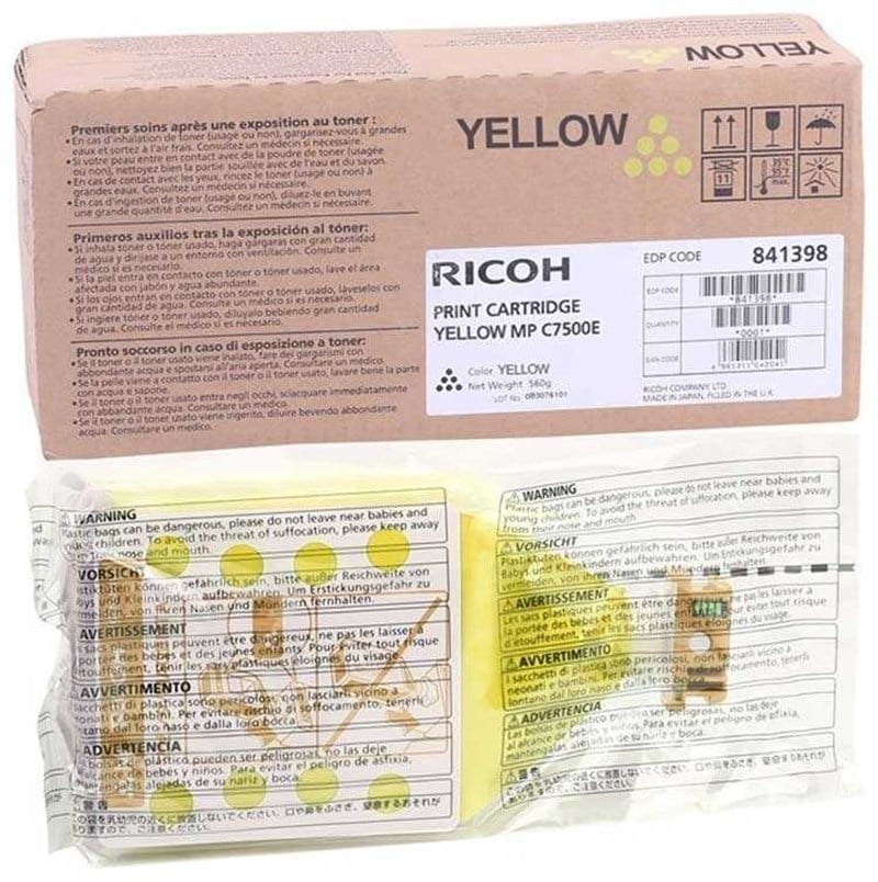 Rex Rotary MP-C7500 Sarı Orjinal Toner