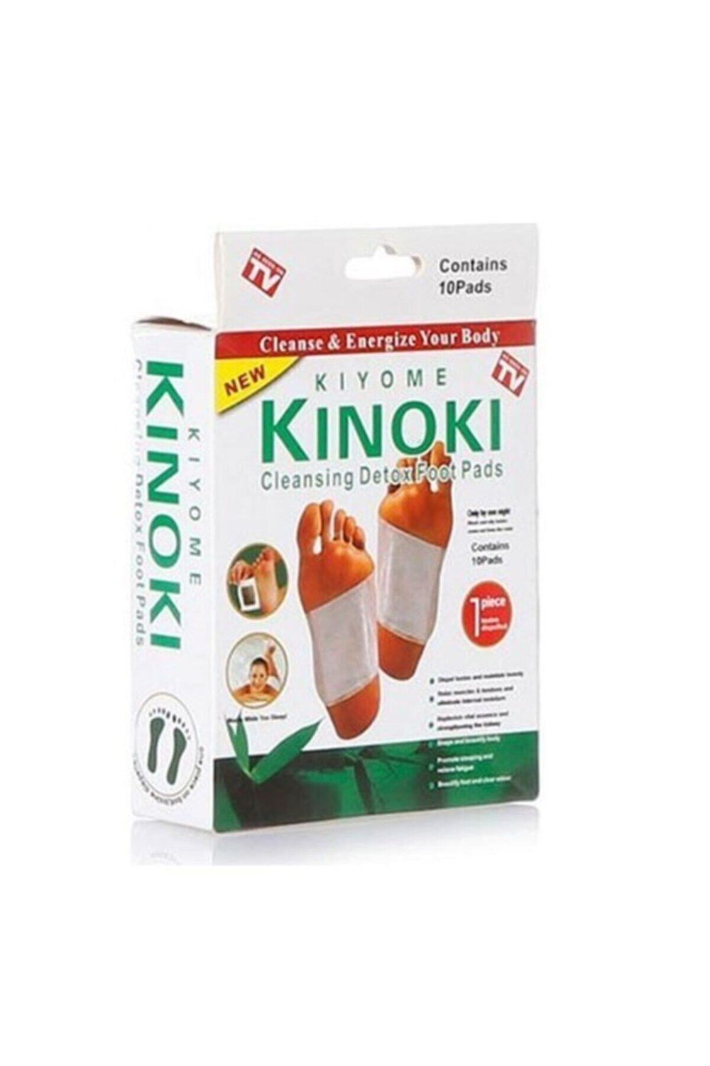 10 Adet Kinoki Detox Toksin Atıcı Ayak Bandı