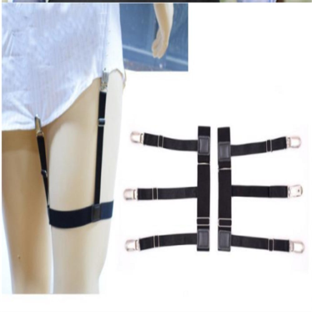 2 Adet Erkekler İçin Gömlek Tutucu Lastik