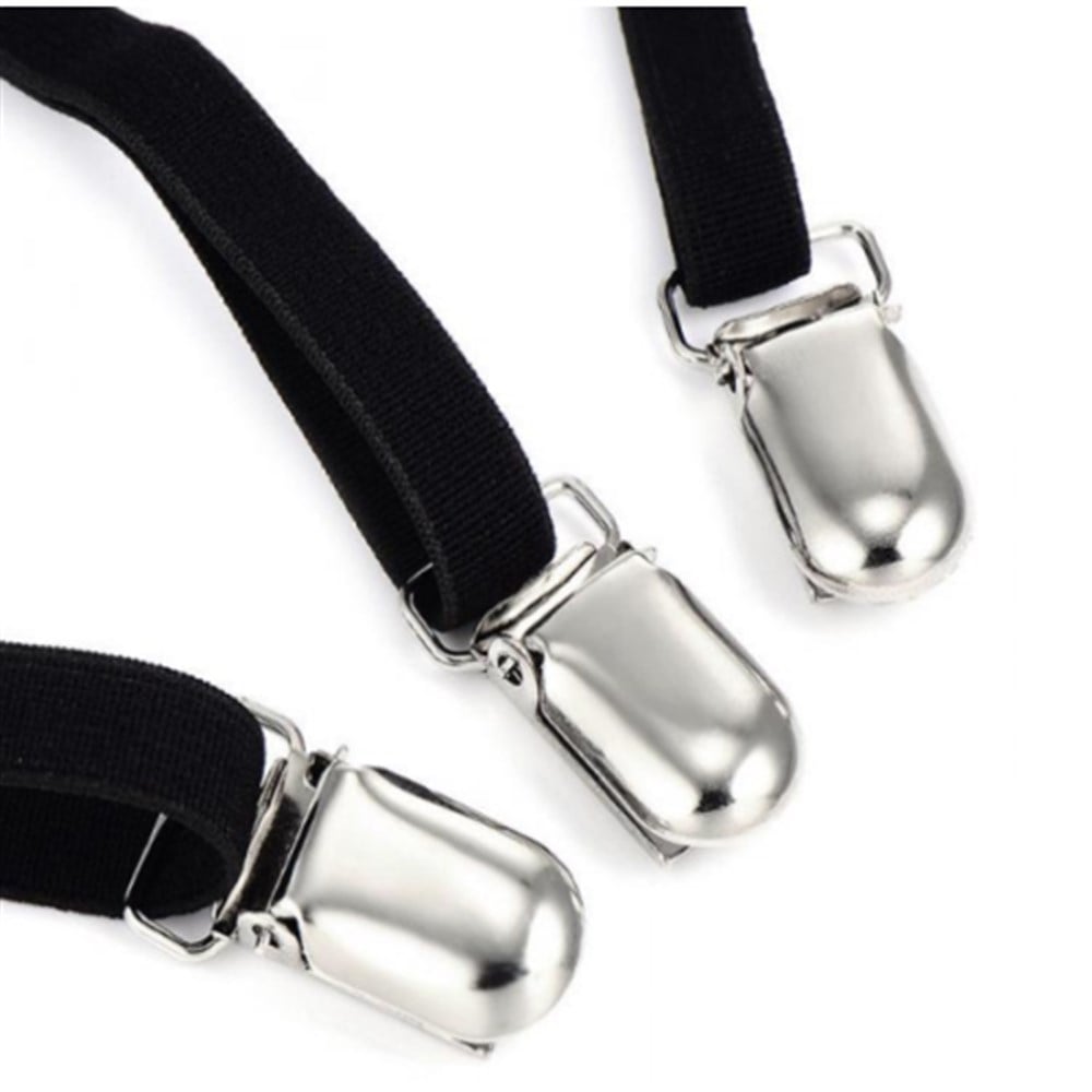 2 Adet Erkekler İçin Gömlek Tutucu Lastik