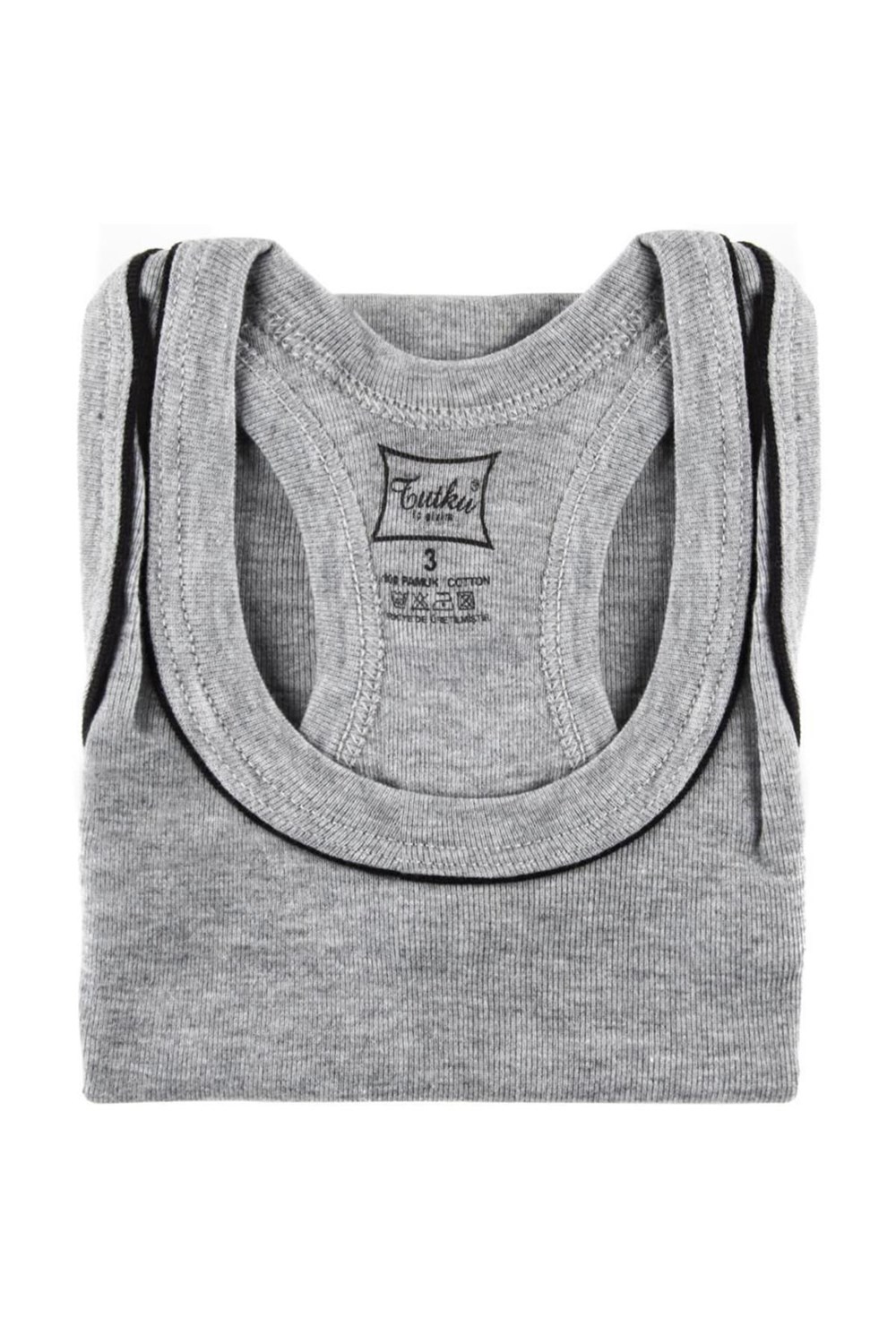 3 Adet Tutku Pamuklu Erkek Çocuk Spor Atlet