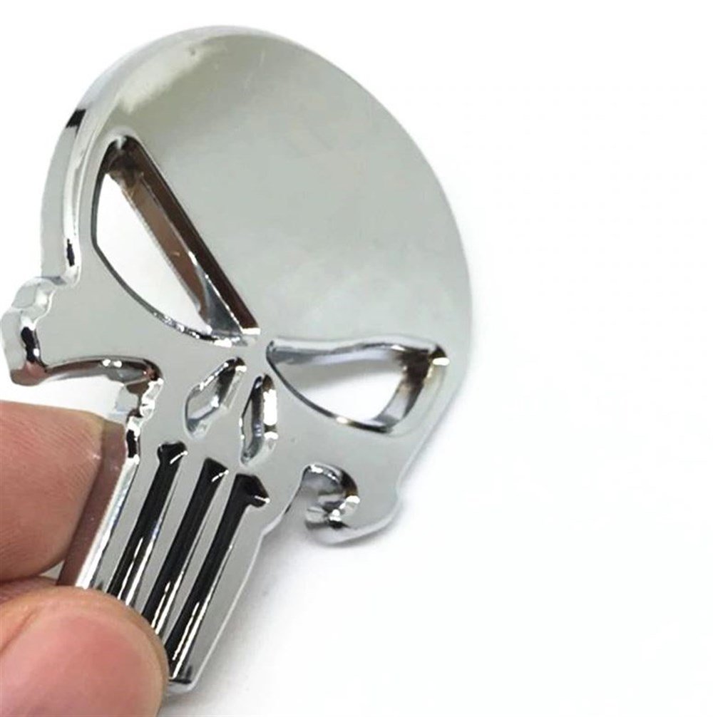 3D Punisher Model Araba Çıkartması Sticker