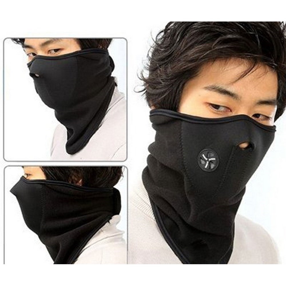 Bisiklet ve Motosiklet Rüzgar Geçirmez Polar Yüz Maskesi