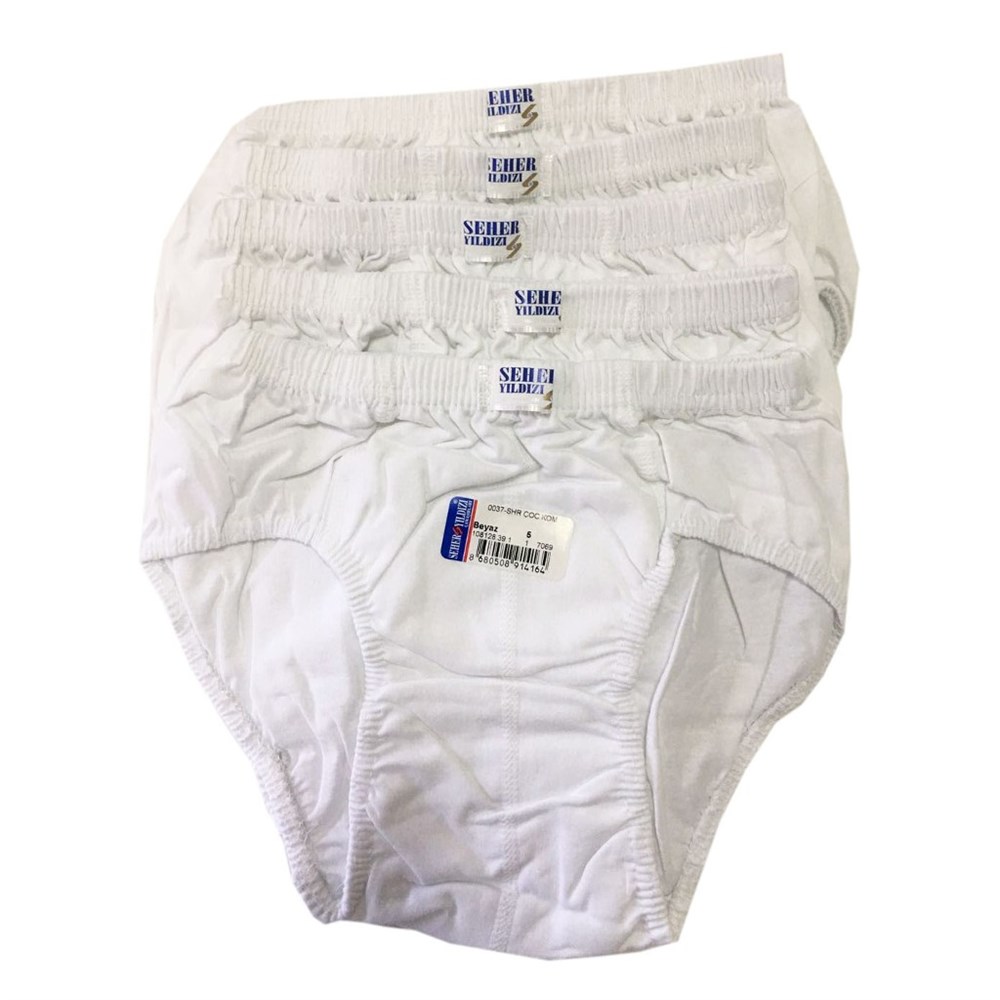 6 Adet Seher Yıldızı Erkek Çocuk Slip Külot Pamuklu