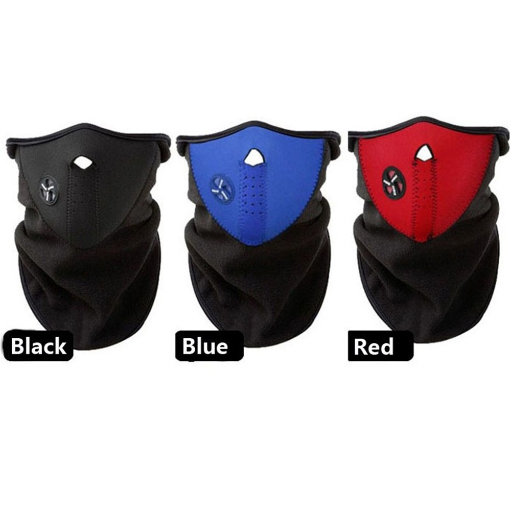 Bisiklet ve Motosiklet Rüzgar Geçirmez Polar Yüz Maskesi