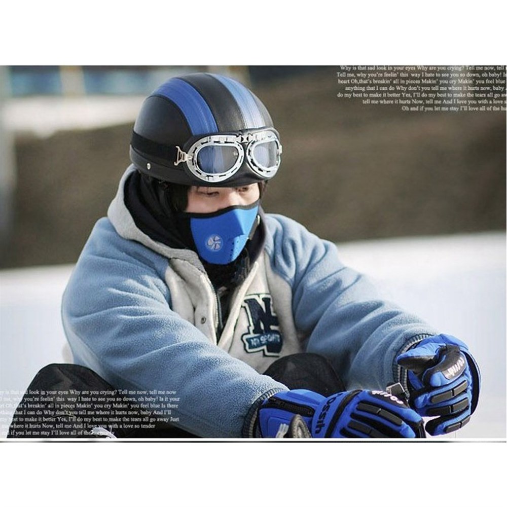Bisiklet ve Motosiklet Rüzgar Geçirmez Polar Yüz Maskesi