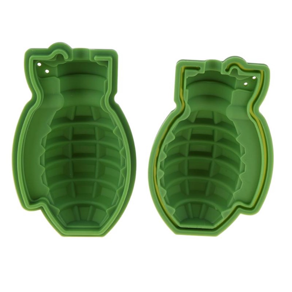 Bomba Şeklinde Silikon Buz Kalıbı