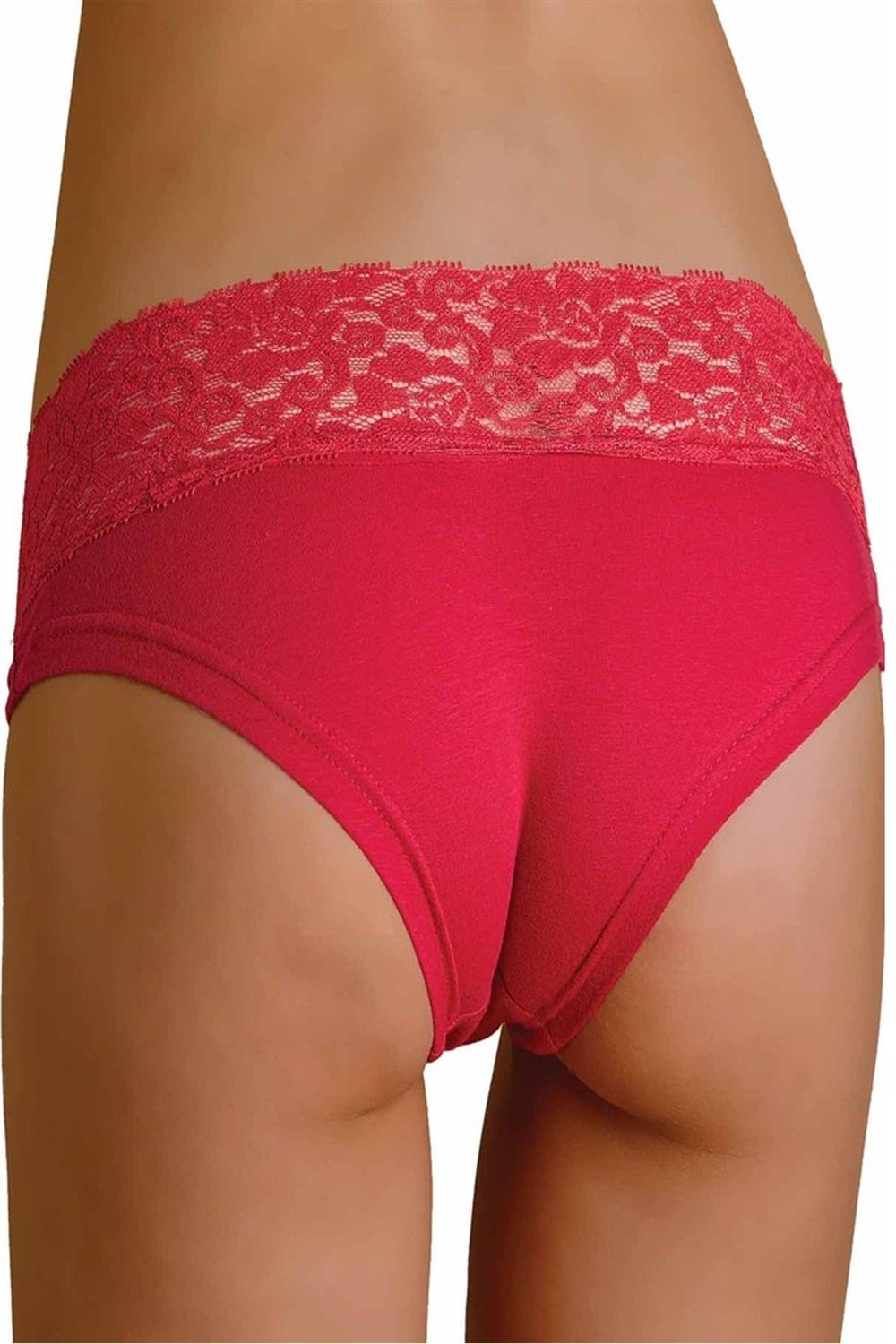 CottonHill 4962 Kadın Dantelli Şort Külot