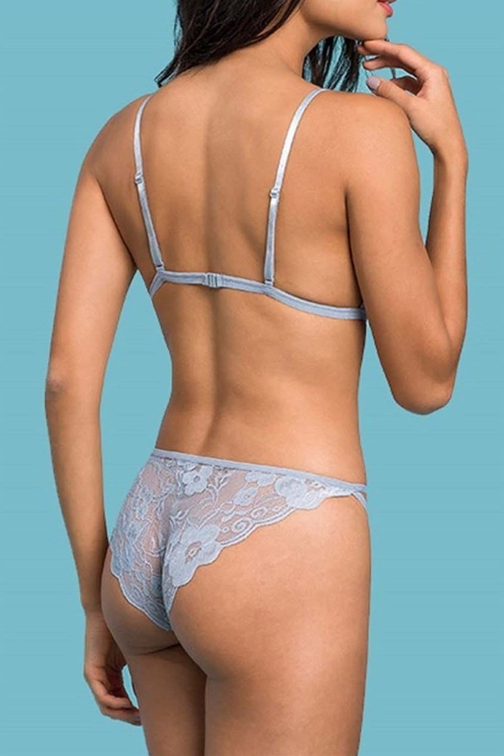 Cottonhill Bralet Sütyen Külot Takım 1842