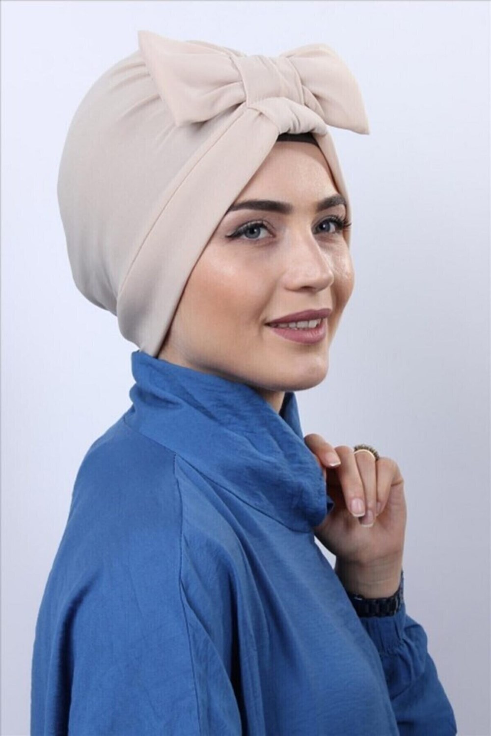 Fiyonklu Dış Tesettür Bone