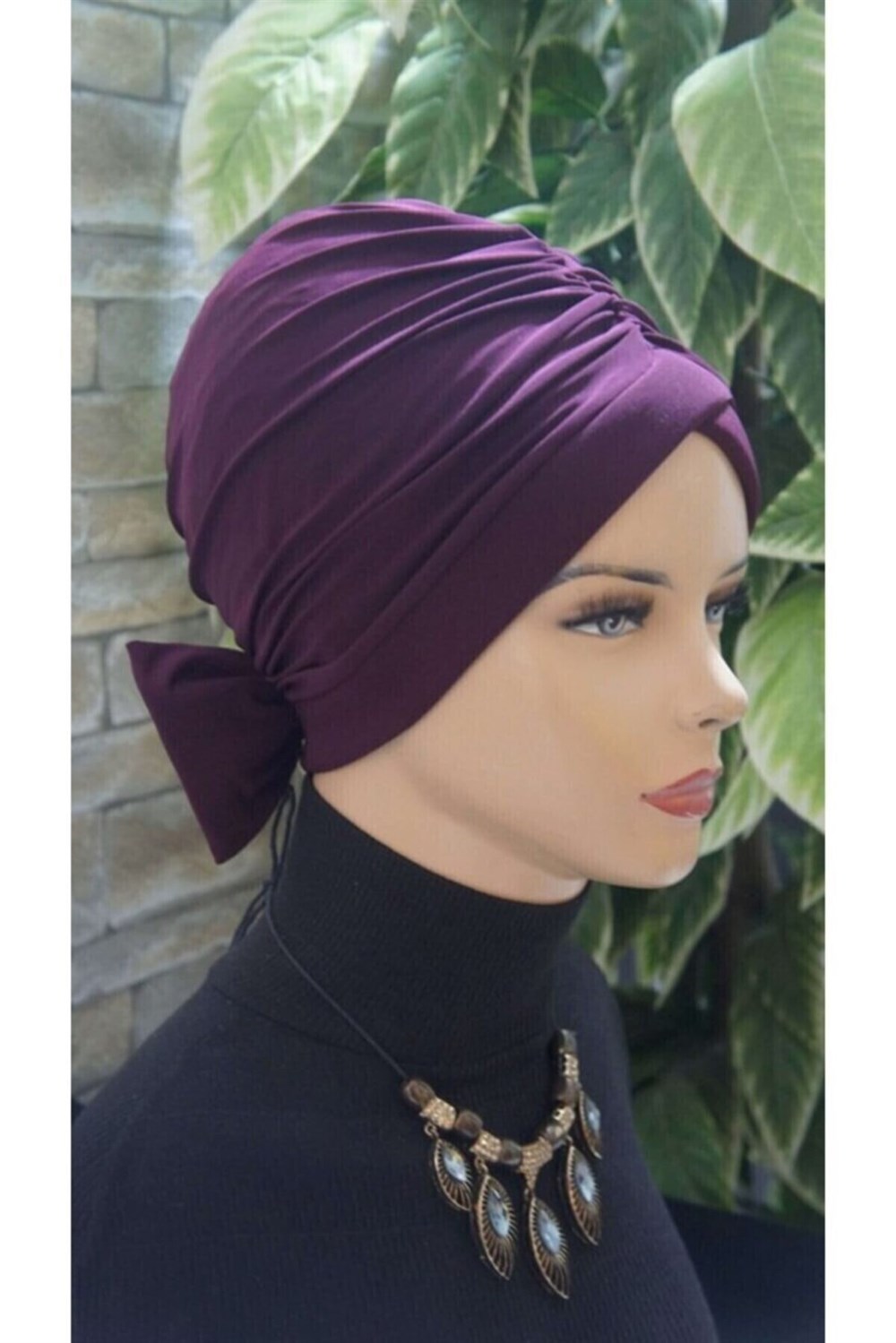 Fiyonklu Dış Tesettür Bone