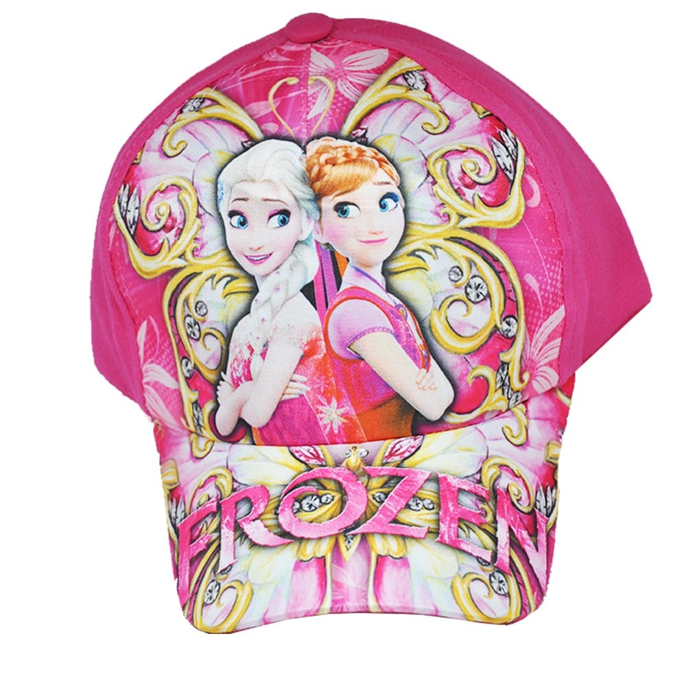 Frozen Karlar Ülkesi Elsa Anna Model Yazlık Çocuk Şapkası 2-6 Yaş