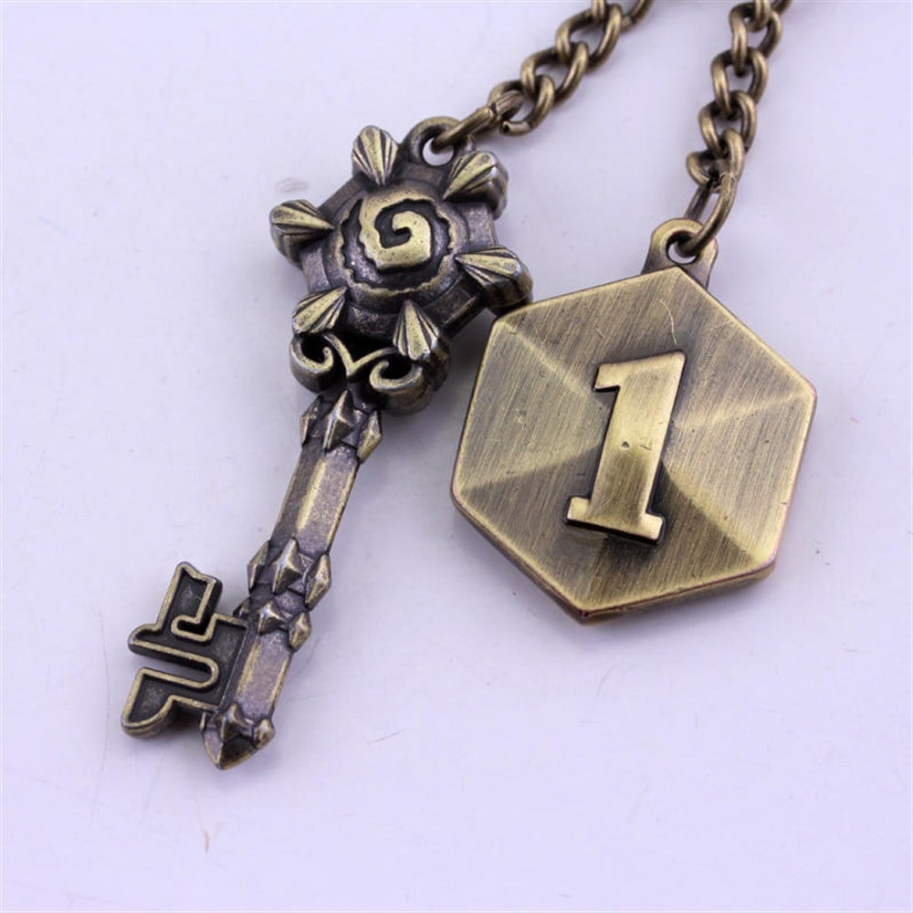 Hearthstone Arena Anahtarı Tasarımlı Anahtarlık