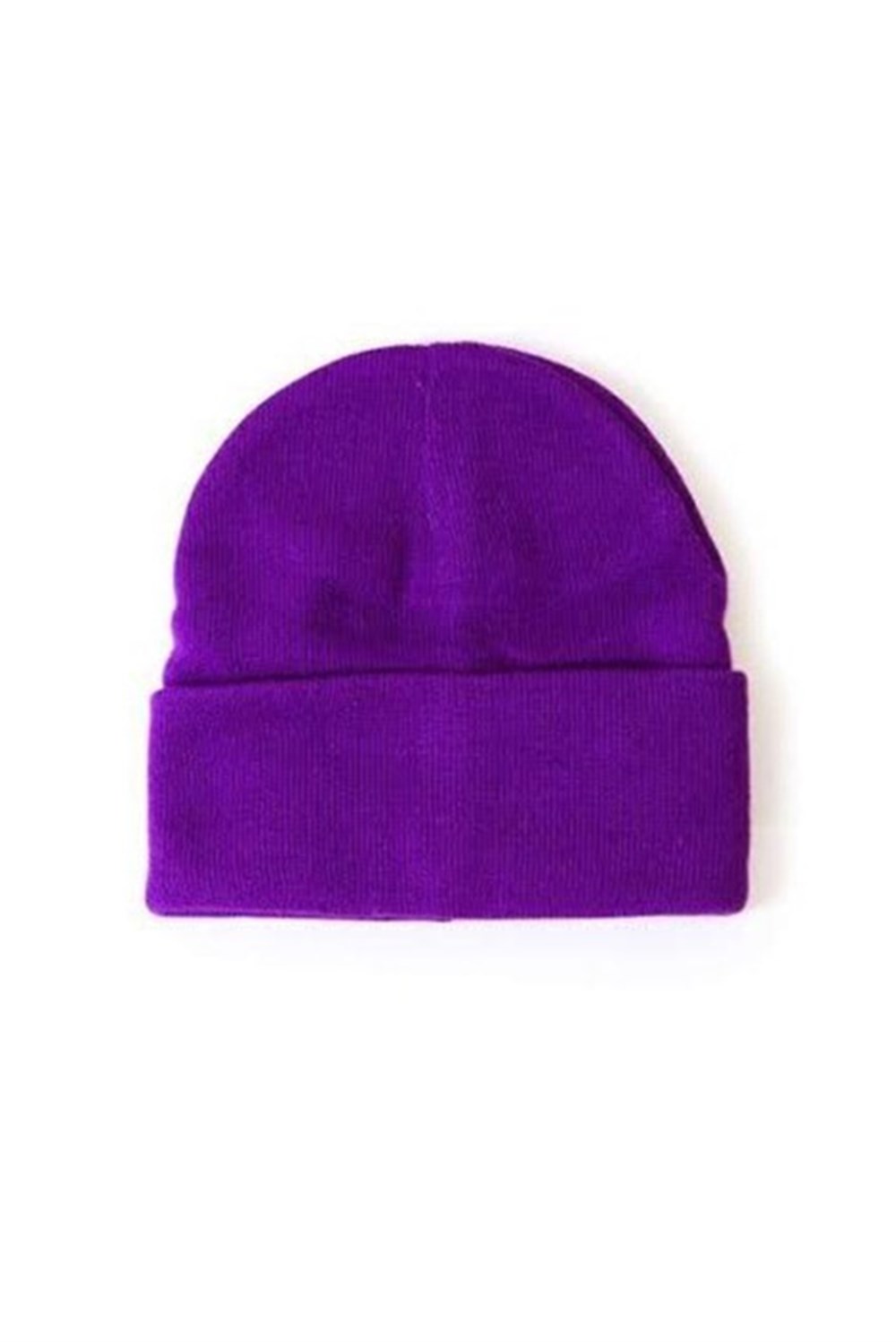 Katlanır Unisex Düz Bere