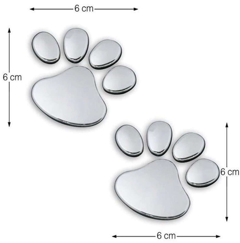 Kedi Köpek Pati Model Araba Çıkartması Sticker