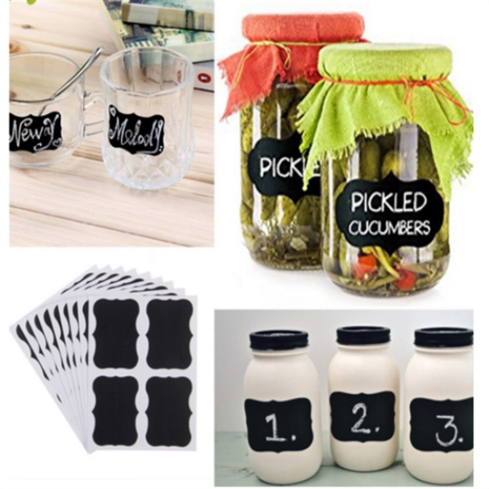 Mutfak Kavanoz Stickeri Organizer