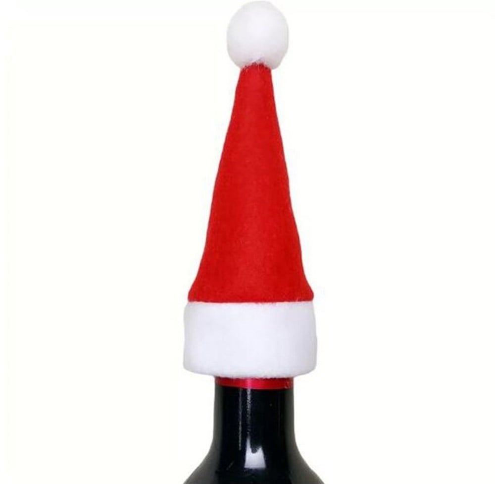 Noel Baba Şapkası Model Çatal Bıçak Aksesuar Seti 4'lü