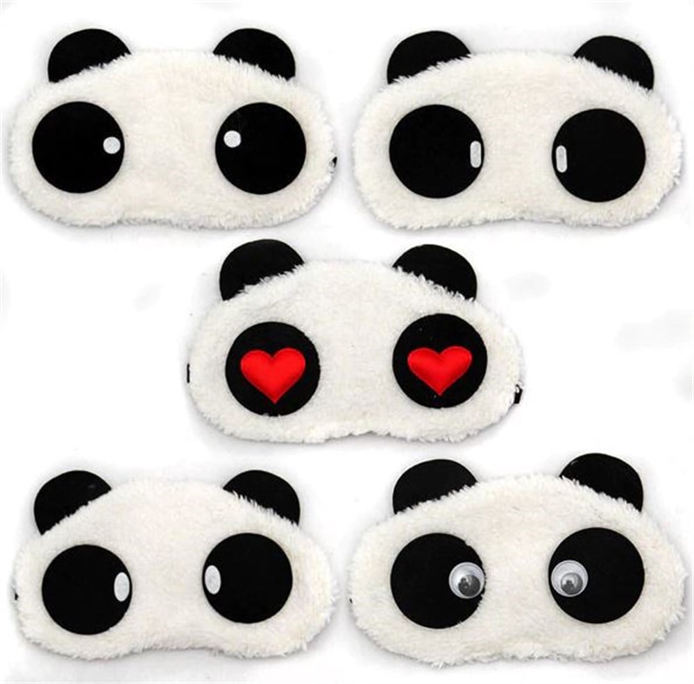Panda Model Uyku Maskesi Uyku Göz Maskesi
