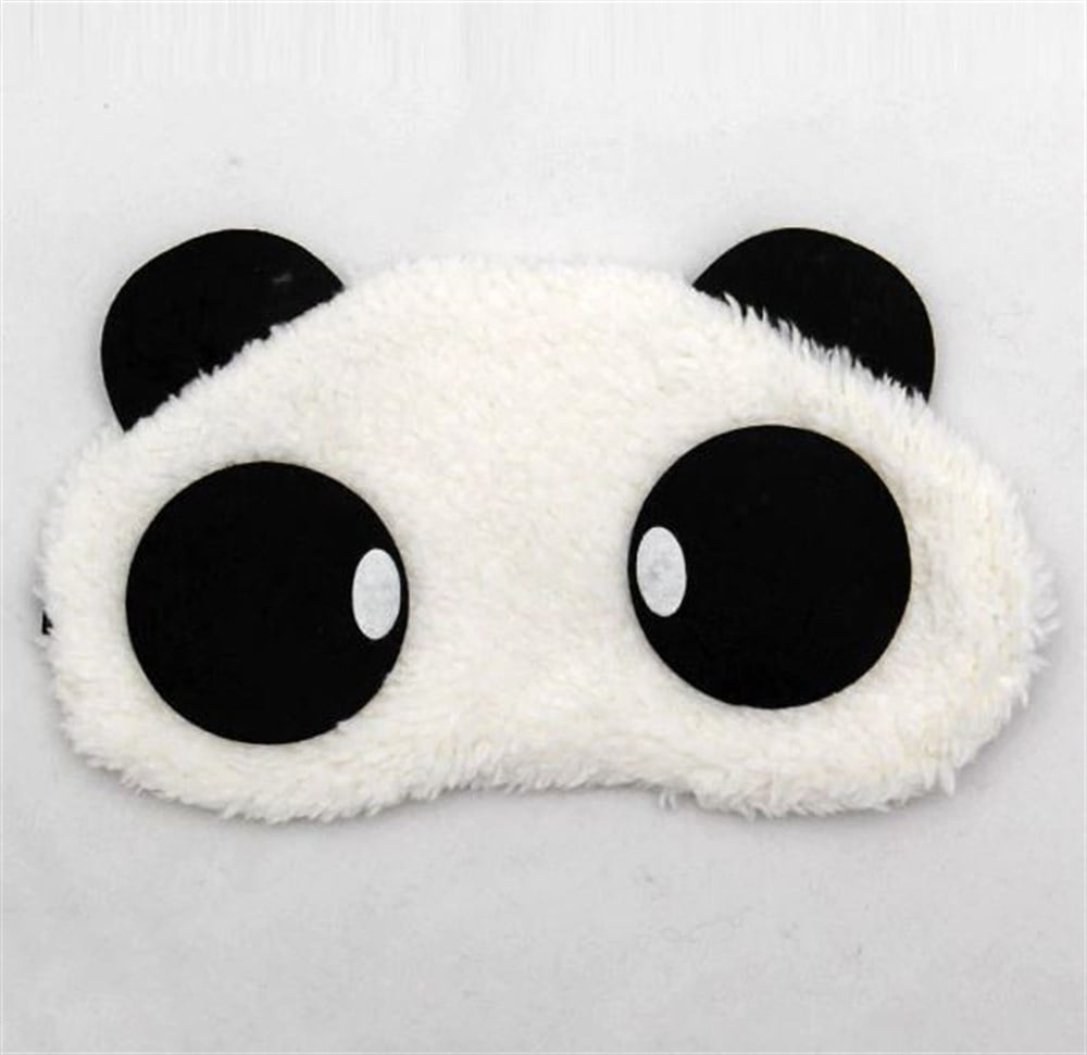 Panda Model Uyku Maskesi Uyku Göz Maskesi