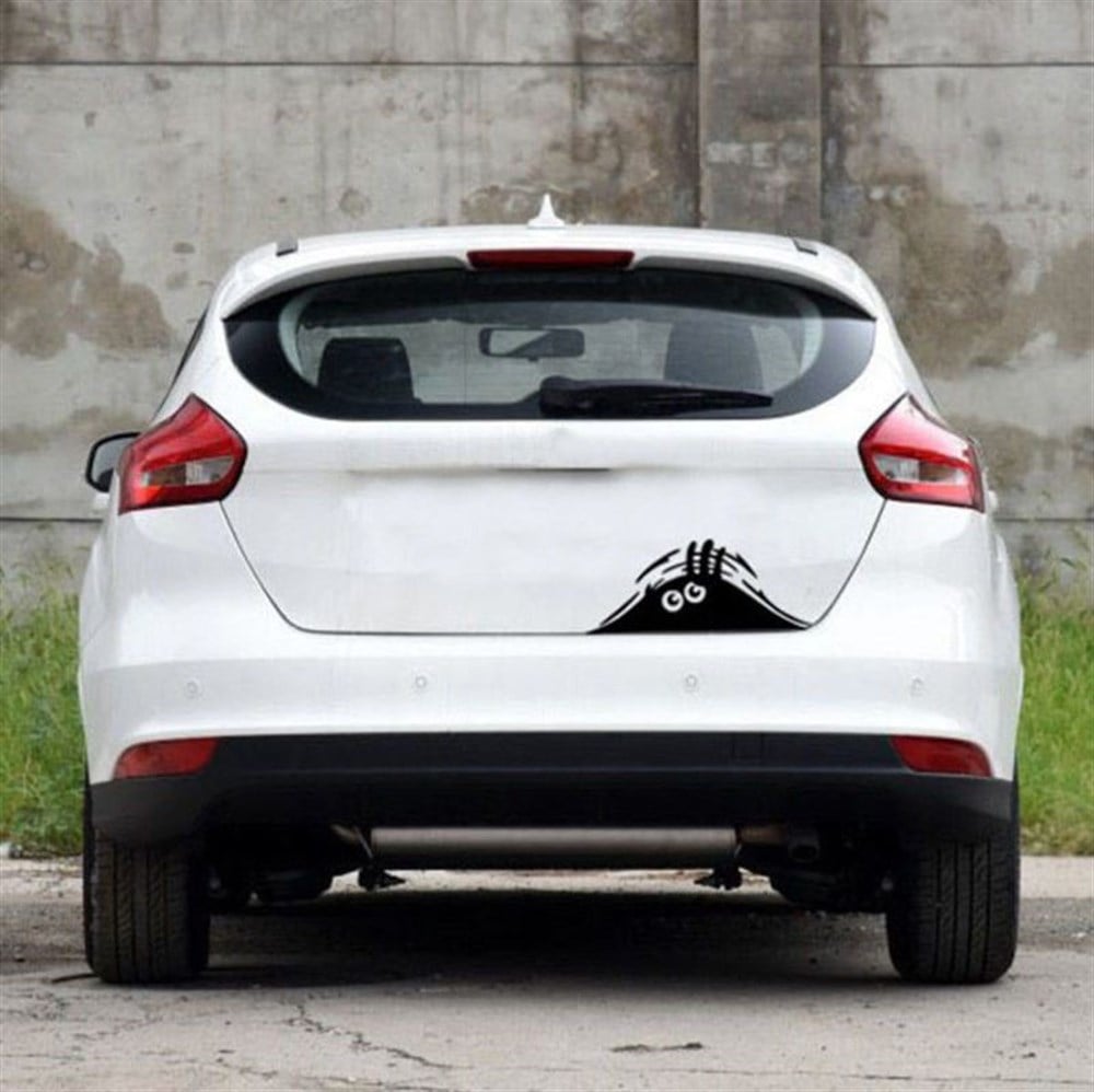 Saklanan Gözler Model Araba Çıkartması Sticker
