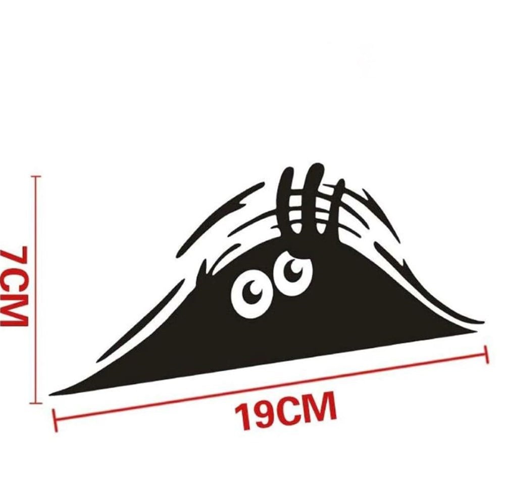 Saklanan Gözler Model Araba Çıkartması Sticker