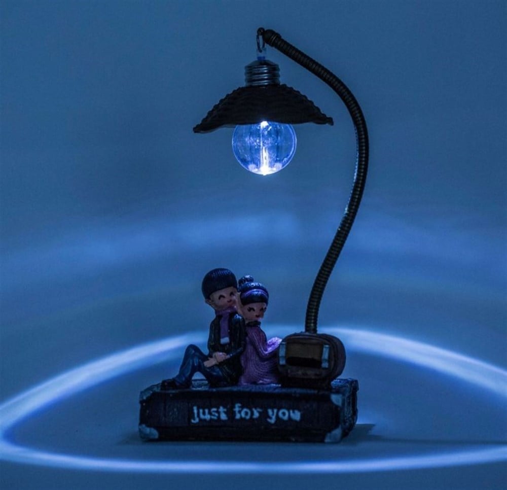 Sevgililer Biblo Just For You Işıklı Figür Biblo