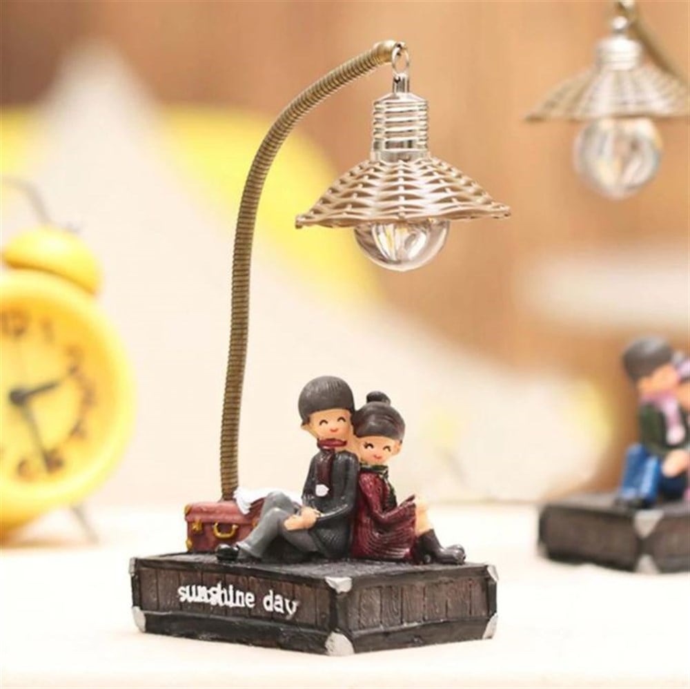 Sunshine Day Sevgili Aşık Işıklı Biblo