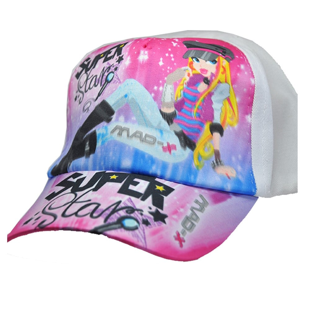 Süperstar Model Kız Yazlık Çocuk Şapkası 2-6 Yaş