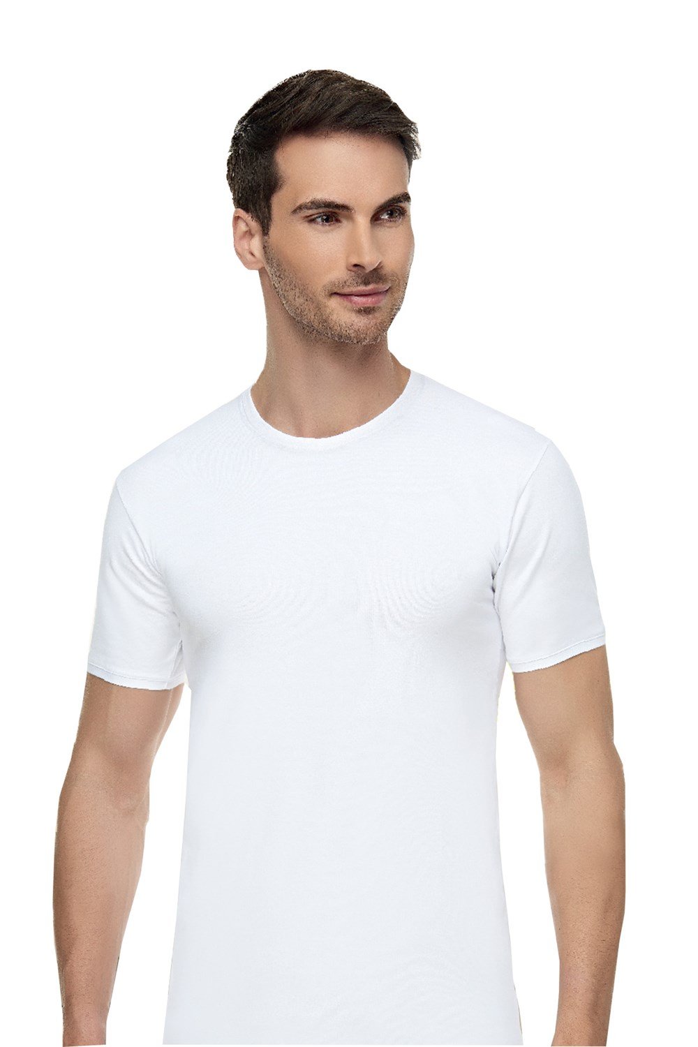 Tutku Elit Erkek Penye Sıfır Yaka Fanila %100 Pamuklu 12'li Paket