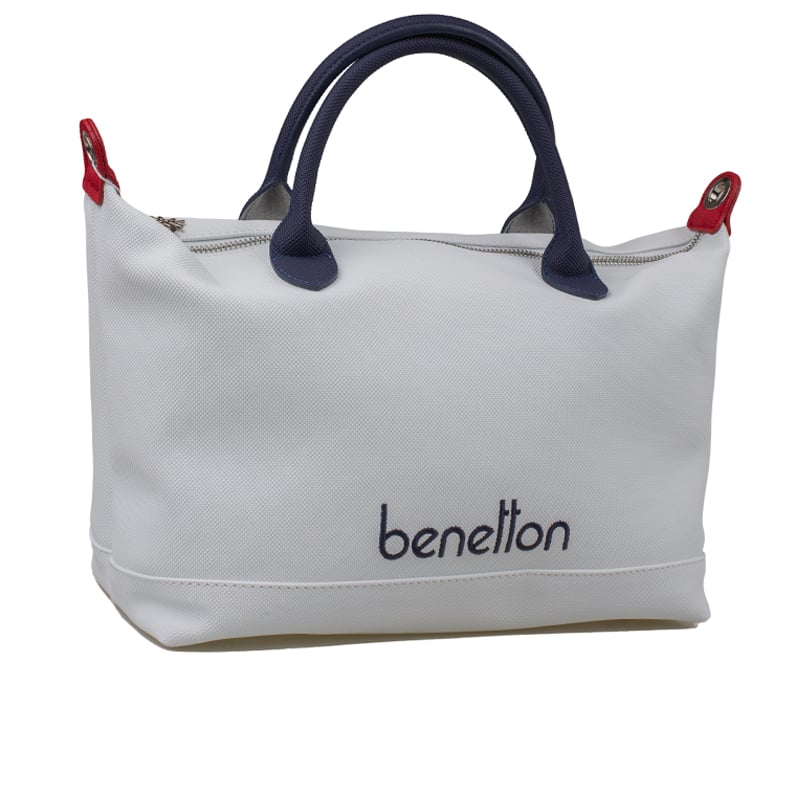 Benetton Beyaz Kadın Nano Kol Çantası BNT 1612