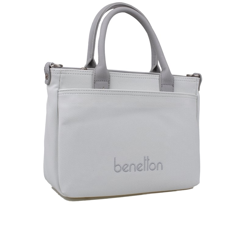Benetton Beyaz Nano Kadın Kol Çantası BNT 1614