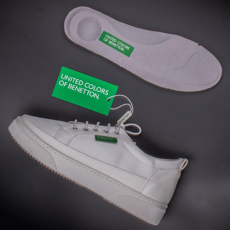 BenettonBenetton Beyaz Yumuşak Deri Kadın Sneaker BN 30366