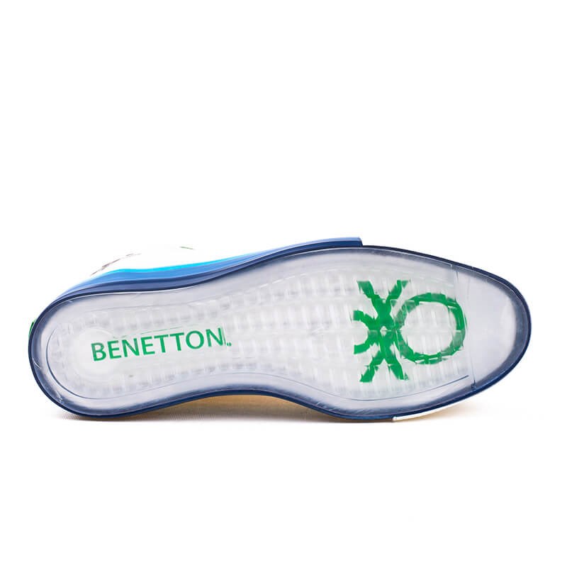 BenettonBenetton Gri Kadın Uzun Spor Ayakkabı BN-30189