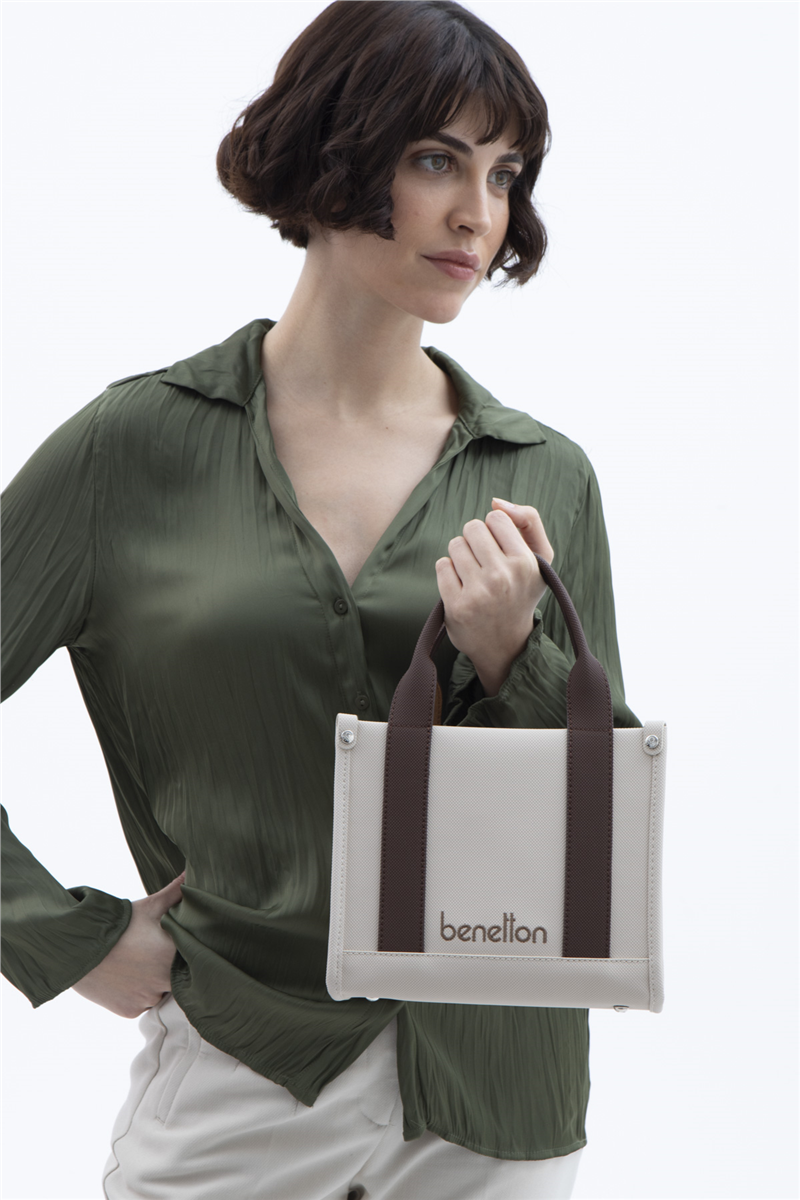 Benetton Kahverengi Nano Kadın Kol Çantası BNT 1620
