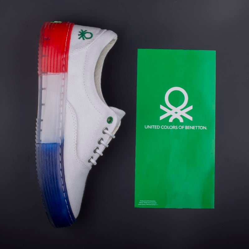 BenettonBenetton Kırmızı Kadın Renkli Taban Kot Ayakkabı BN-30696