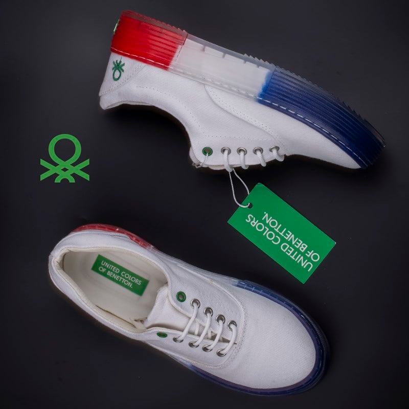 BenettonBenetton Kırmızı Kadın Renkli Taban Kot Ayakkabı BN-30696