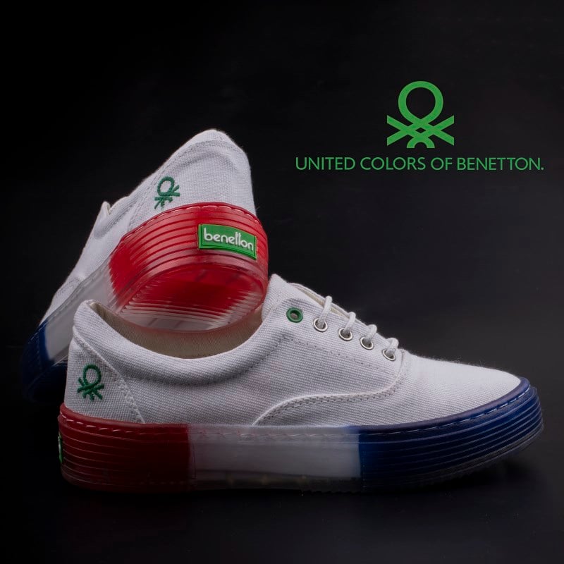 BenettonBenetton Kırmızı Kadın Renkli Taban Kot Ayakkabı BN-30696