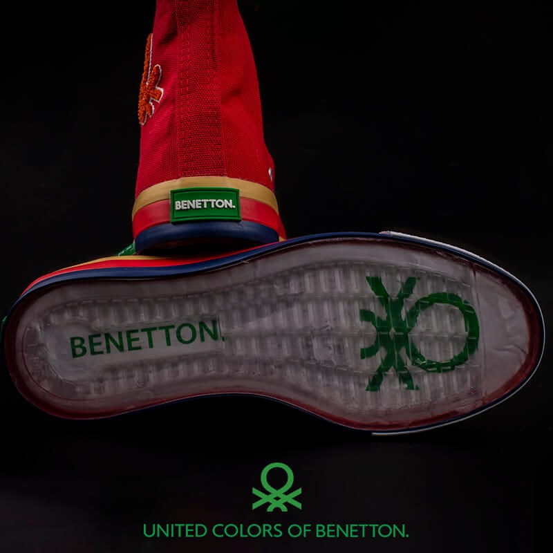 BenettonBenetton Kırmızı Kadın Uzun Spor Ayakkabı BN-30189