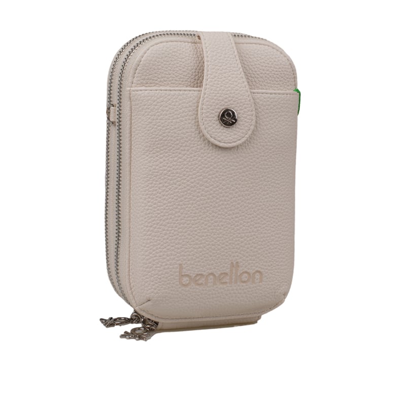 Benetton Krem Floter Kadın Çapraz Küçük Boy Çanta BNT 1500