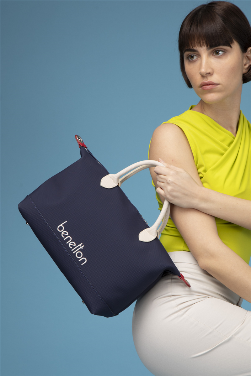 Benetton Lacivert Kadın Nano Kol Çantası BNT 1612