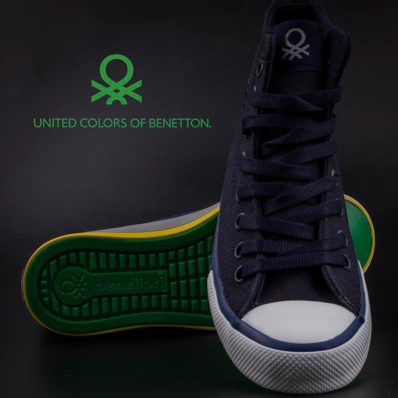 BenettonBenetton Lacivert Kadın Uzun Spor Ayakkabı BN-30189