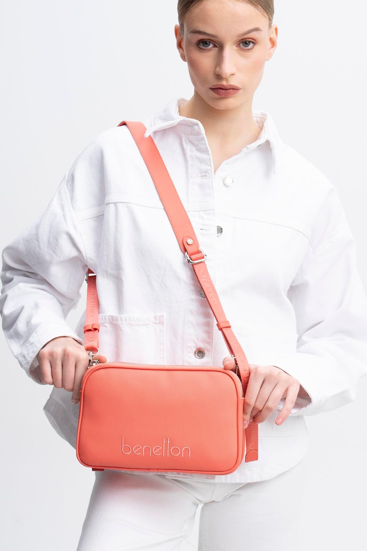 Benetton Mercan Geniş Nano Kadın Çapraz Çanta BNT 1370
