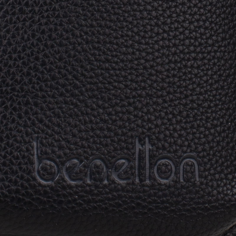 Benetton Siyah Floter Kadın Çapraz Küçük Boy Çanta BNT 1500