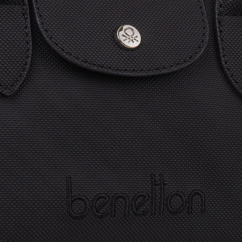 Benetton Siyah Nano Kadın Çapraz Çanta BNT 1601