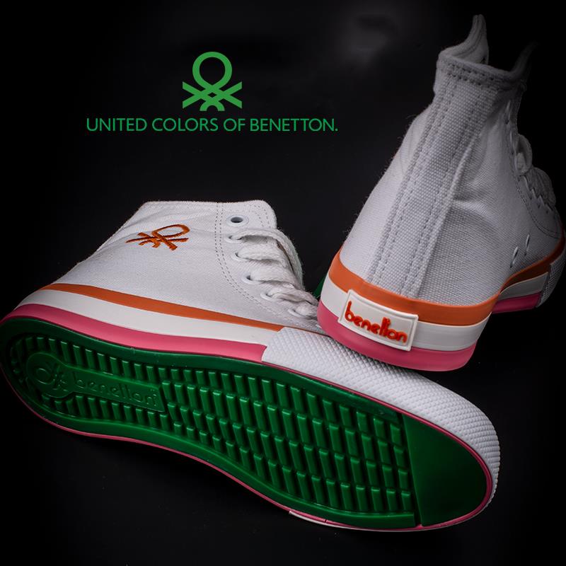 BenettonBenetton Turuncu Kadın Uzun Spor Ayakkabı BN-30189