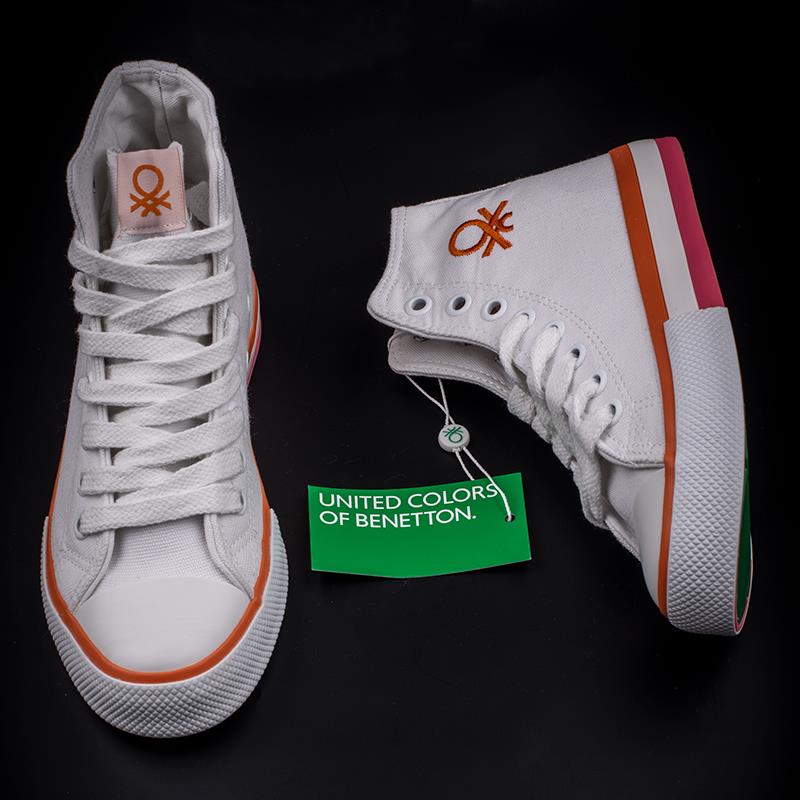 BenettonBenetton Turuncu Kadın Uzun Spor Ayakkabı BN-30189